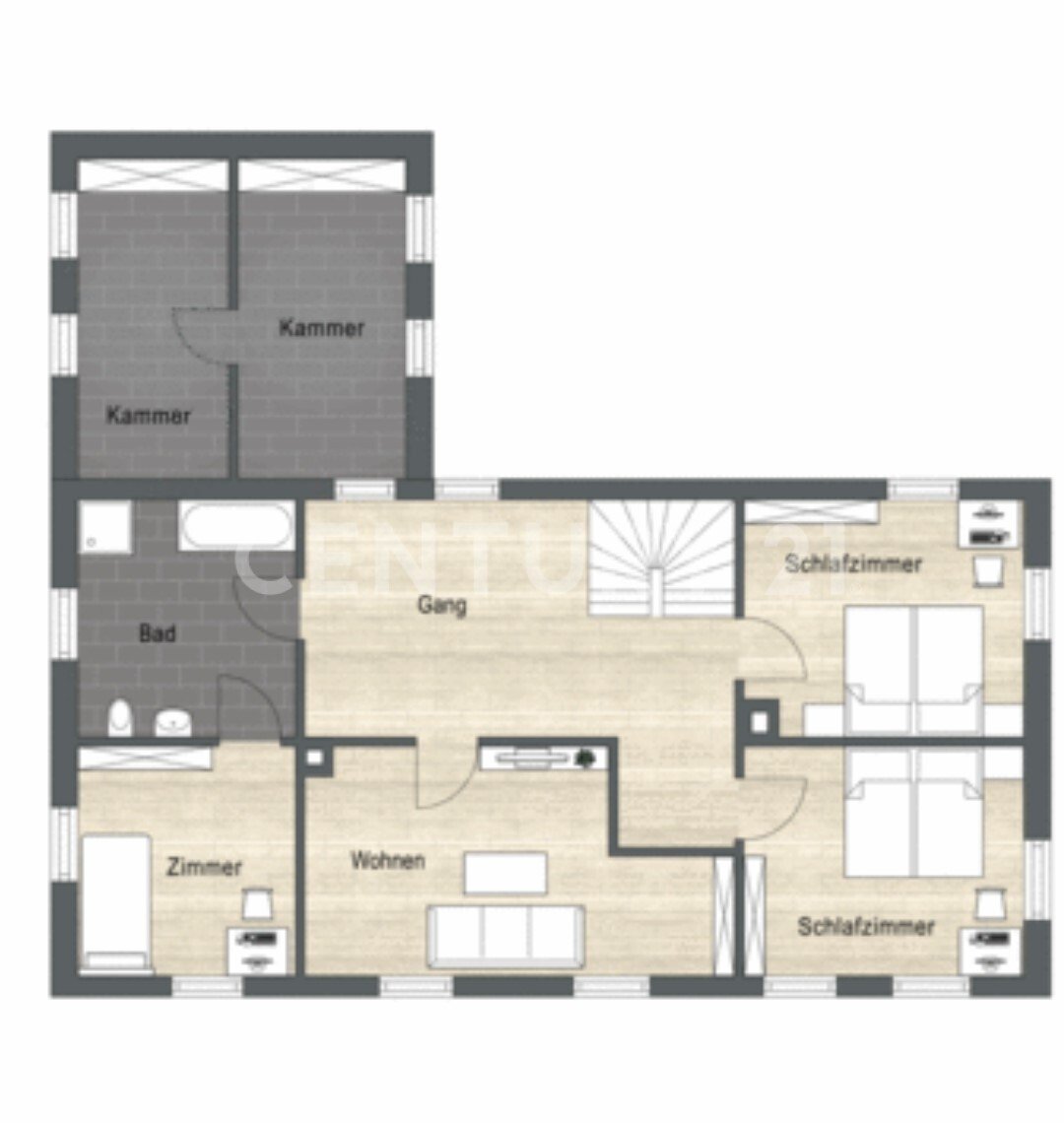 Ein Haus in ruhiger Lage