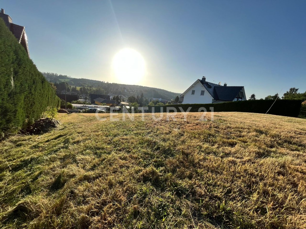 Ausblick vom Grundstück Ausblick vom Grundstück